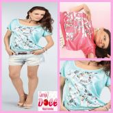 5080-Blusa Frente Acetinada