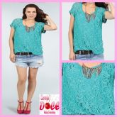 5083-Blusa de Renda